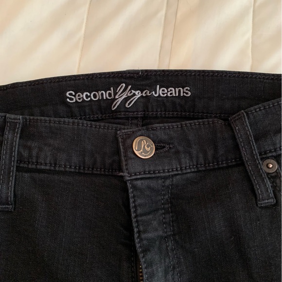 Second Denim Yoga Jeans black size 27 - Picture 6 of 10